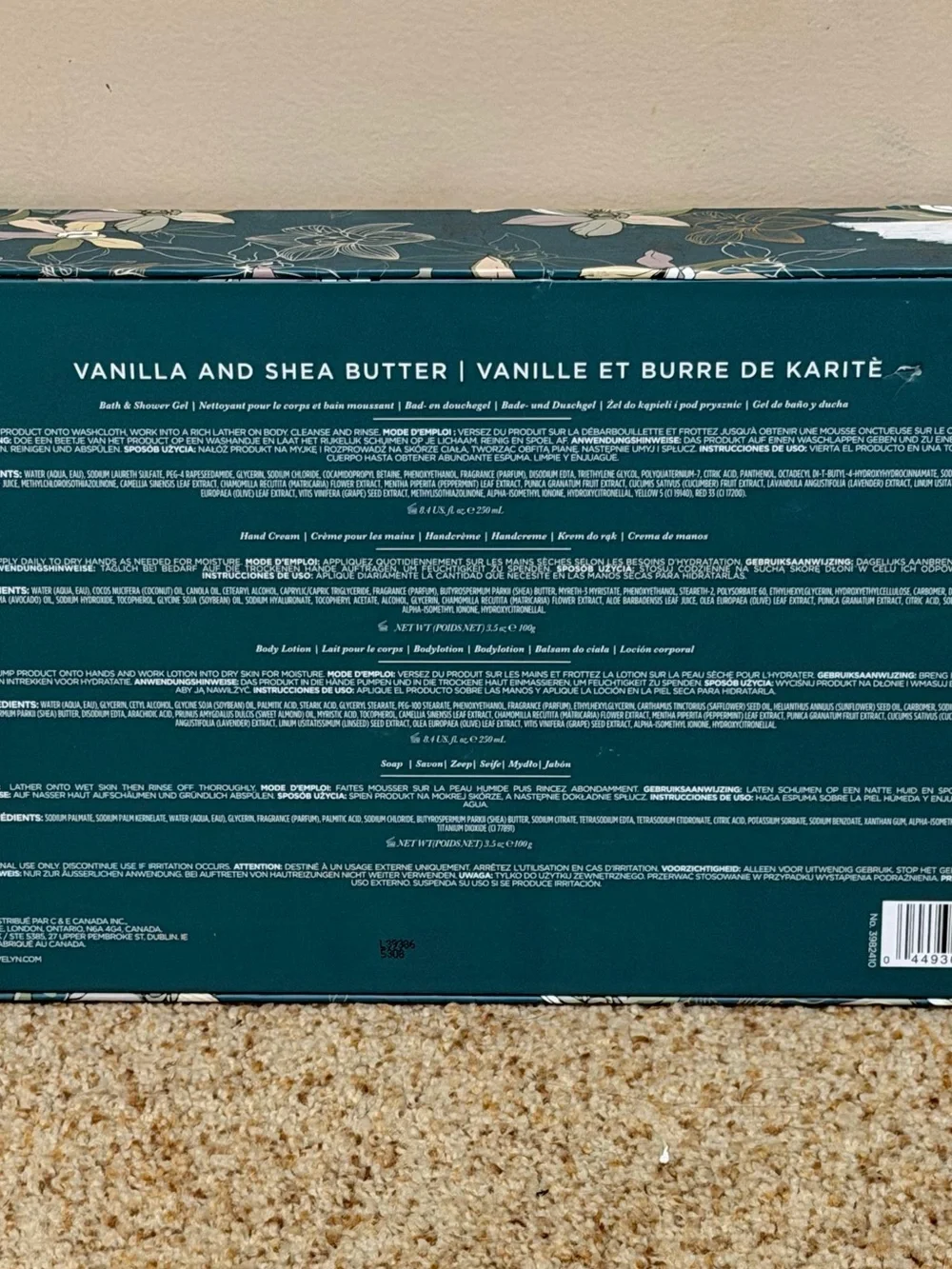 Crabtree & Evelyn vanilla shea